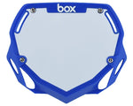 Box Two Number Plate- Small Blue