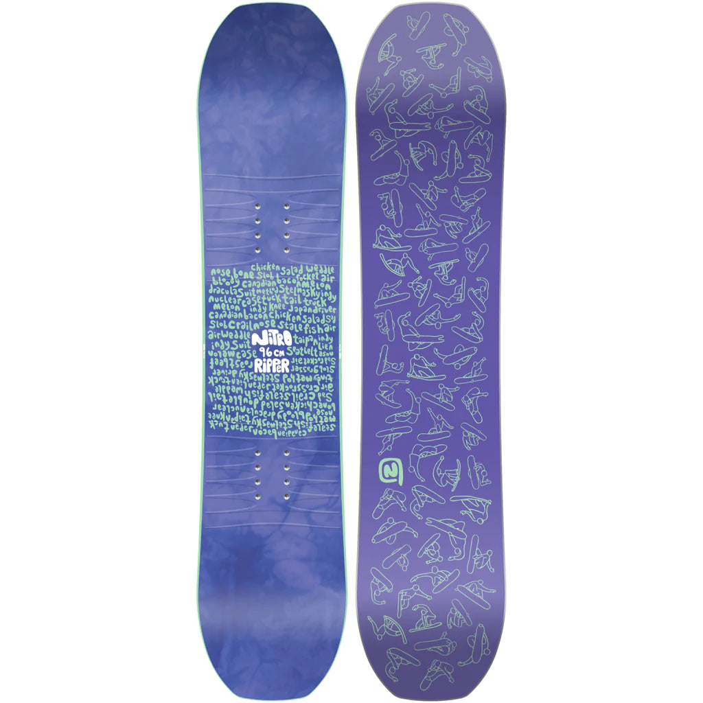Nitro Ripper 106, 121, 126, 132, 137 Youth Snowboard Deck | ExploreVI